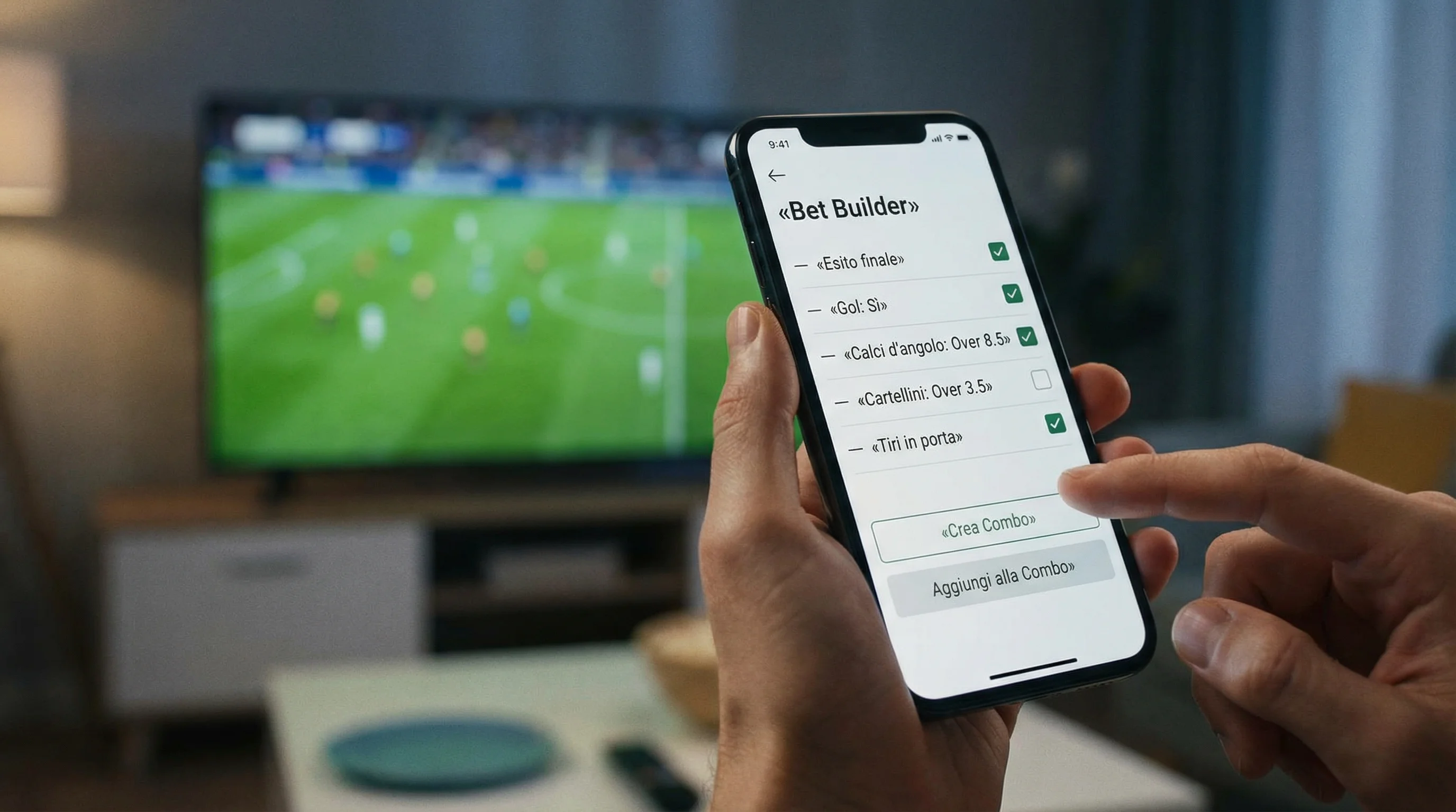 Guida bet builder scommesse combo calcio